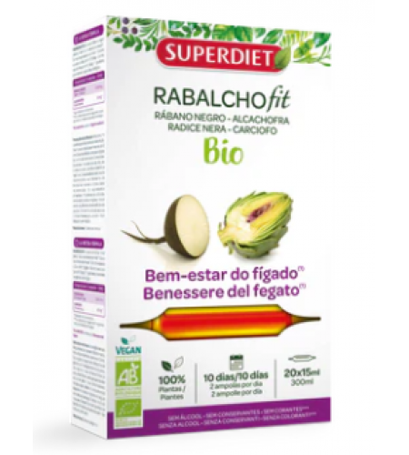 Rabalchofit Bio - 20 Ampolas - Super Diet